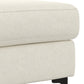 Ava Cream Wood Ottoman – 36"W Ottoman – view 3