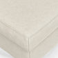Ava Cream Wood Ottoman – 36"W Ottoman – view 4