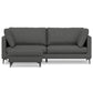 Ava Sofa & Ottoman Set 90" – Dark Gray – view 16