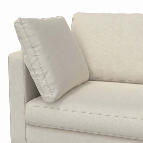 Ava MCM Performance Fabric Loveseat 76" – Modern Eco-Friendly Sofa (2 Colors) with plush cushions.