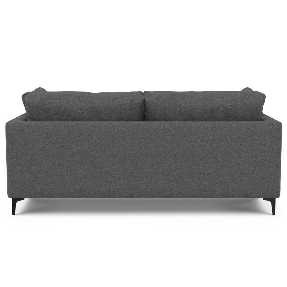 Ava Pebble Grey Performance Fabric Sofa & Ottoman Set – 76" 2-Piece Set – view 15