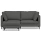 Ava Sofa & Ottoman Set 76" – Pebble Grey – view 5