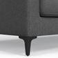 Ava Pebble Grey Performance Fabric Sofa & Ottoman Set – 76" 2-Piece Set – view 7