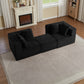 Abernathy 3-Seat Black