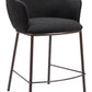 Essen Counter Stool in Black & Bronze