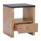 Natt Black Side Table