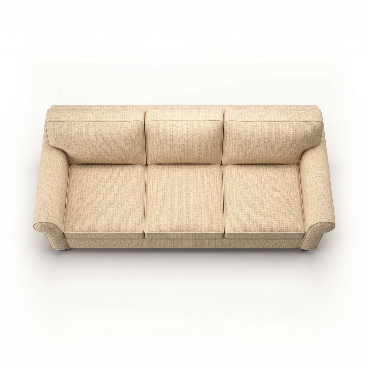 Augusta Sofa – Made in USA, Custom Fabric Options, 83" Classic Design - Redondo Oyster - Fabric (8)