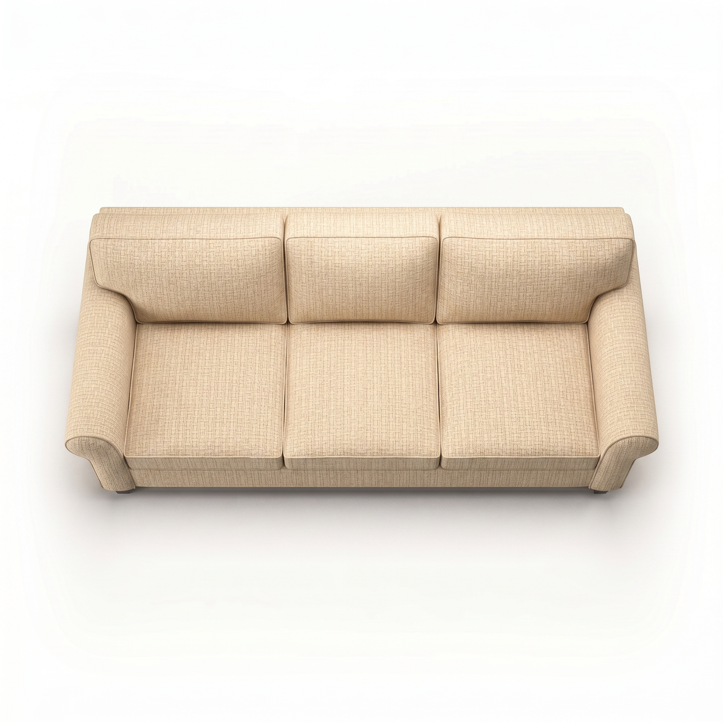 Augusta Sofa – Made in USA, Custom Fabric Options, 83" Classic Design - Redondo Oyster - Fabric (8)