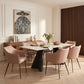 Inky White Dining Table