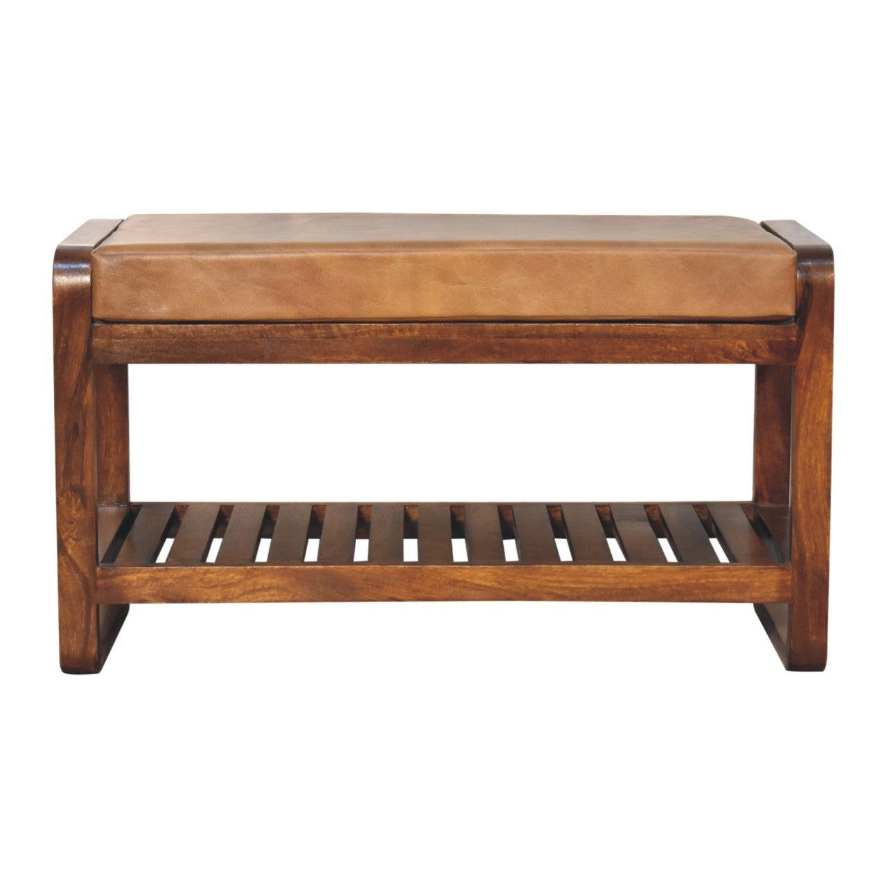 Jorah Chestnut Solid Wood Bench – 31.5" Bench