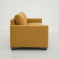 Damon American-Made Sofa – 92" Custom-Fabric Sofa - Hepburn Chai Tea Yellow Fabric (11)