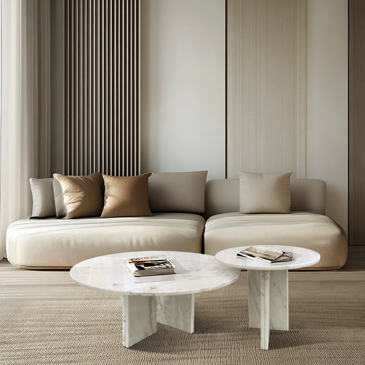Wynn Marble Coffee Table Set
