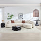 Odile Curved Boucle Sectional