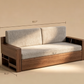 Off White lift-up storage sofa bed