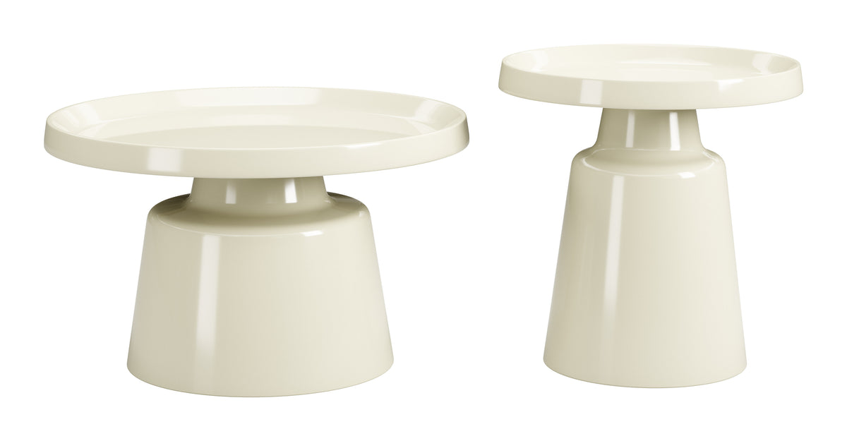 Beurre Ivory Coffee Table Set (2-Piece)