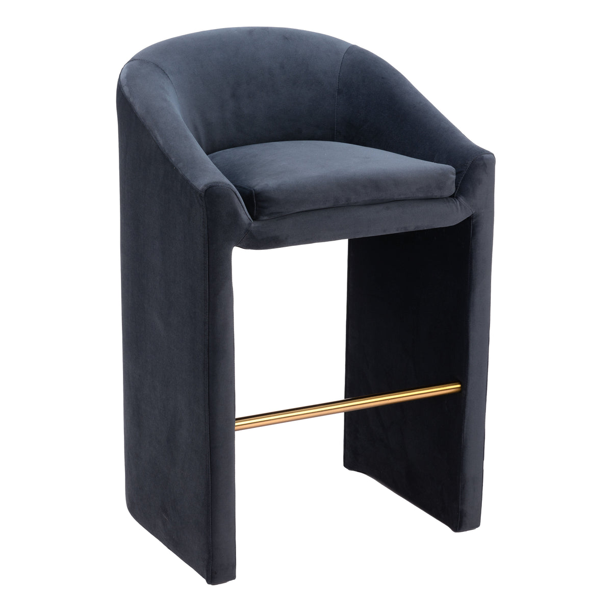 Emas Midnight Gray Barstool