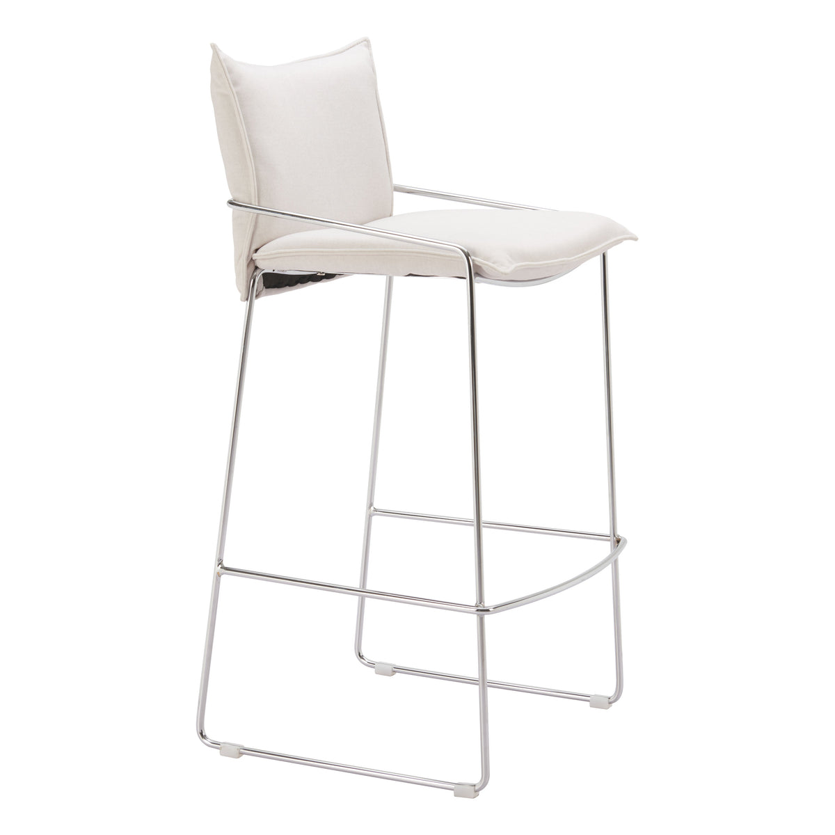Pola Barstool in White