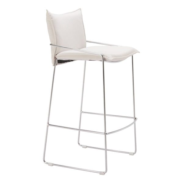 Pola Barstool in White