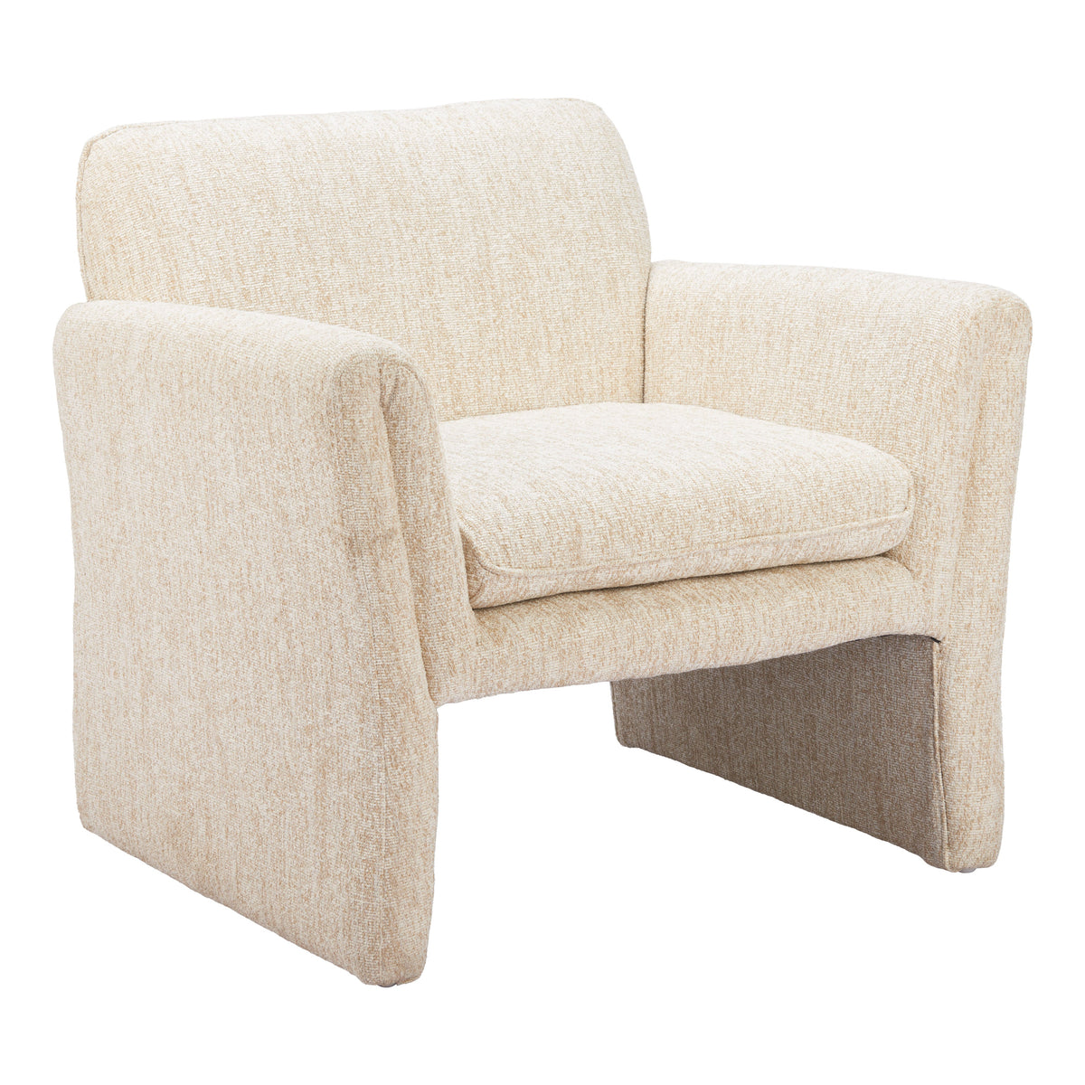 Dobra Oatmeal Beige Accent Chair