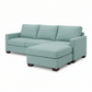 Modena L-Shaped Sectional Sofa - Leslie Robins Egg - Fabric (8)