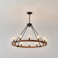 Vero Wagon Wheel Chandelier