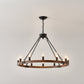 Vero Wagon Wheel Chandelier