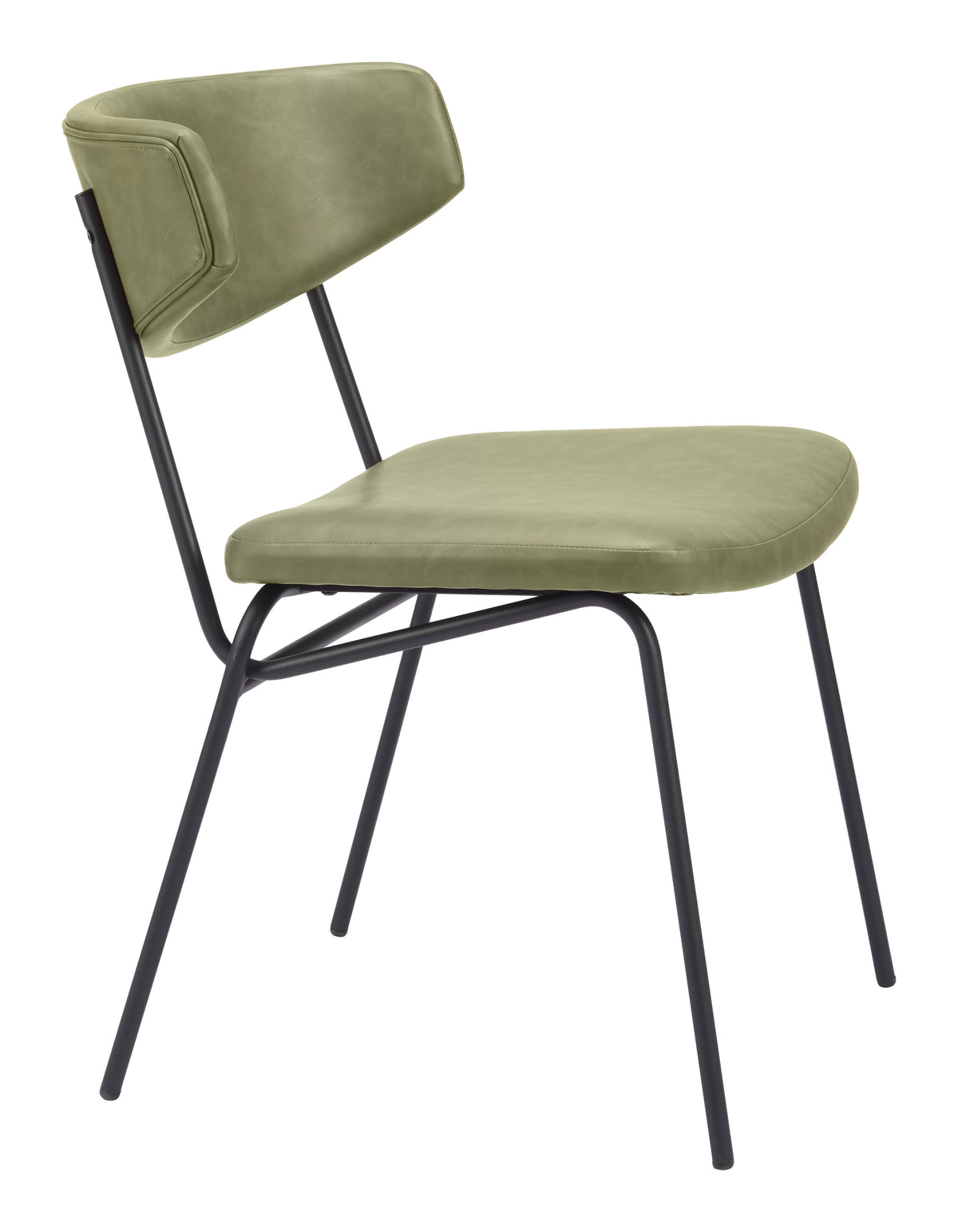 Charon Dining Chair (Set of 2) in Green