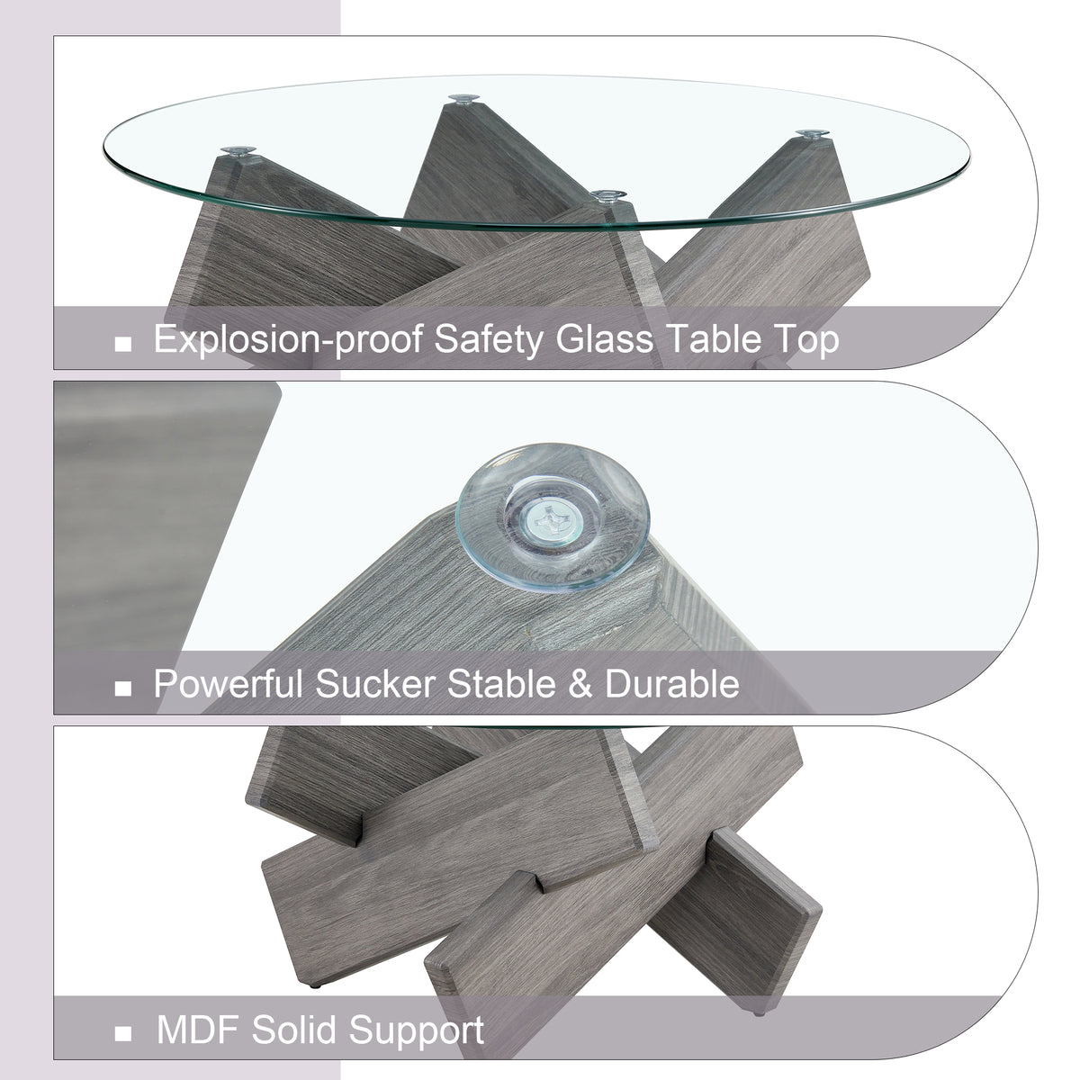 Zuri Glass Coffee Table