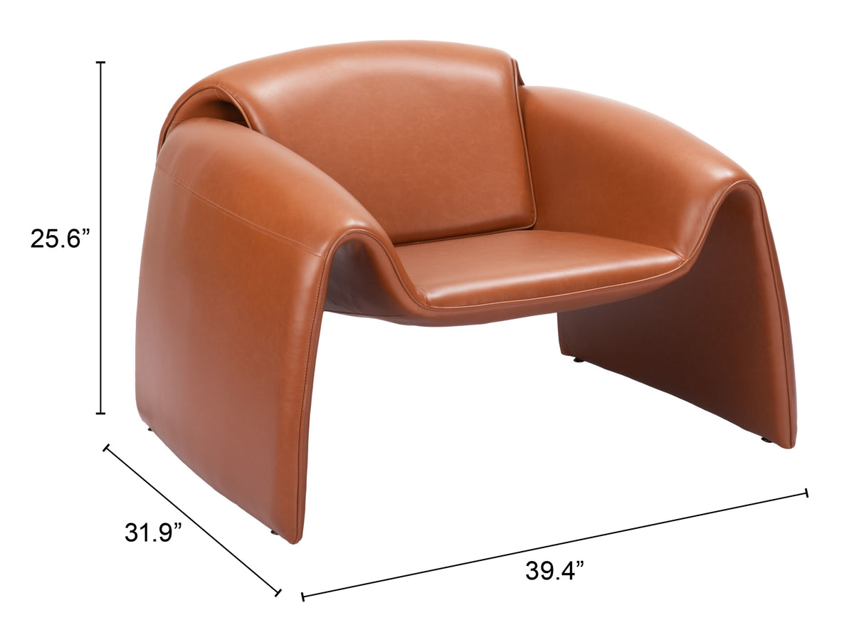 Horten Brown Accent Chair
