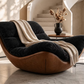 Oberon lounge chair in black