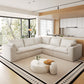 Pelham Cloud Modular Sectional in White, 108.3" V-Shape