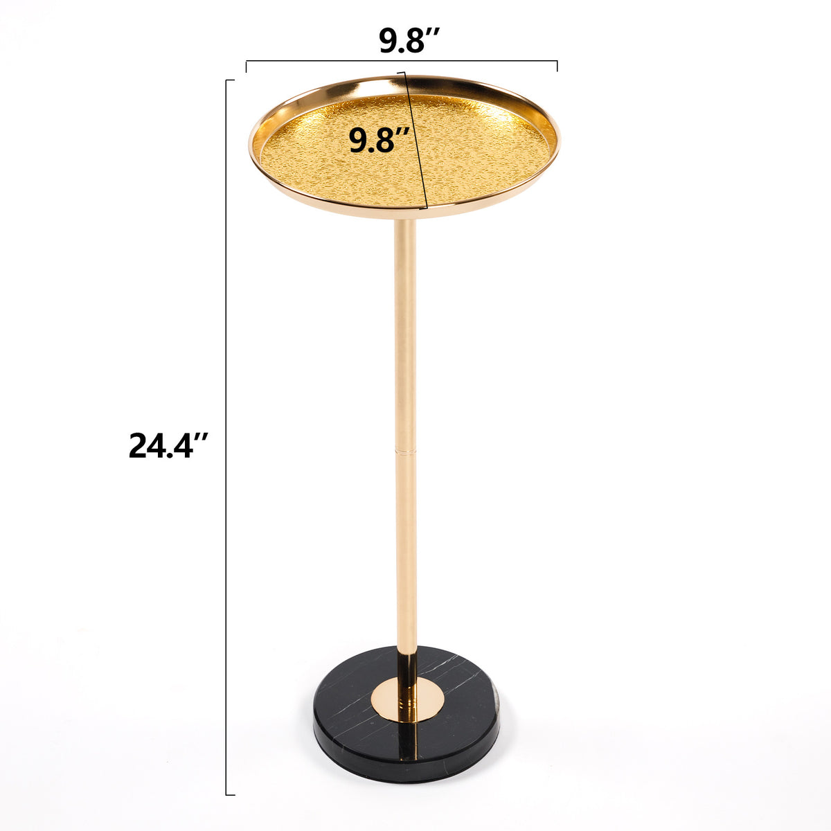 Dagny Pedestal Side Table
