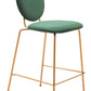 Odessa Green & Gold Counter Stool (Set of 2)