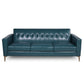 Liberty MCM Tufted Back Leather Sofa 86" (3 Colors)