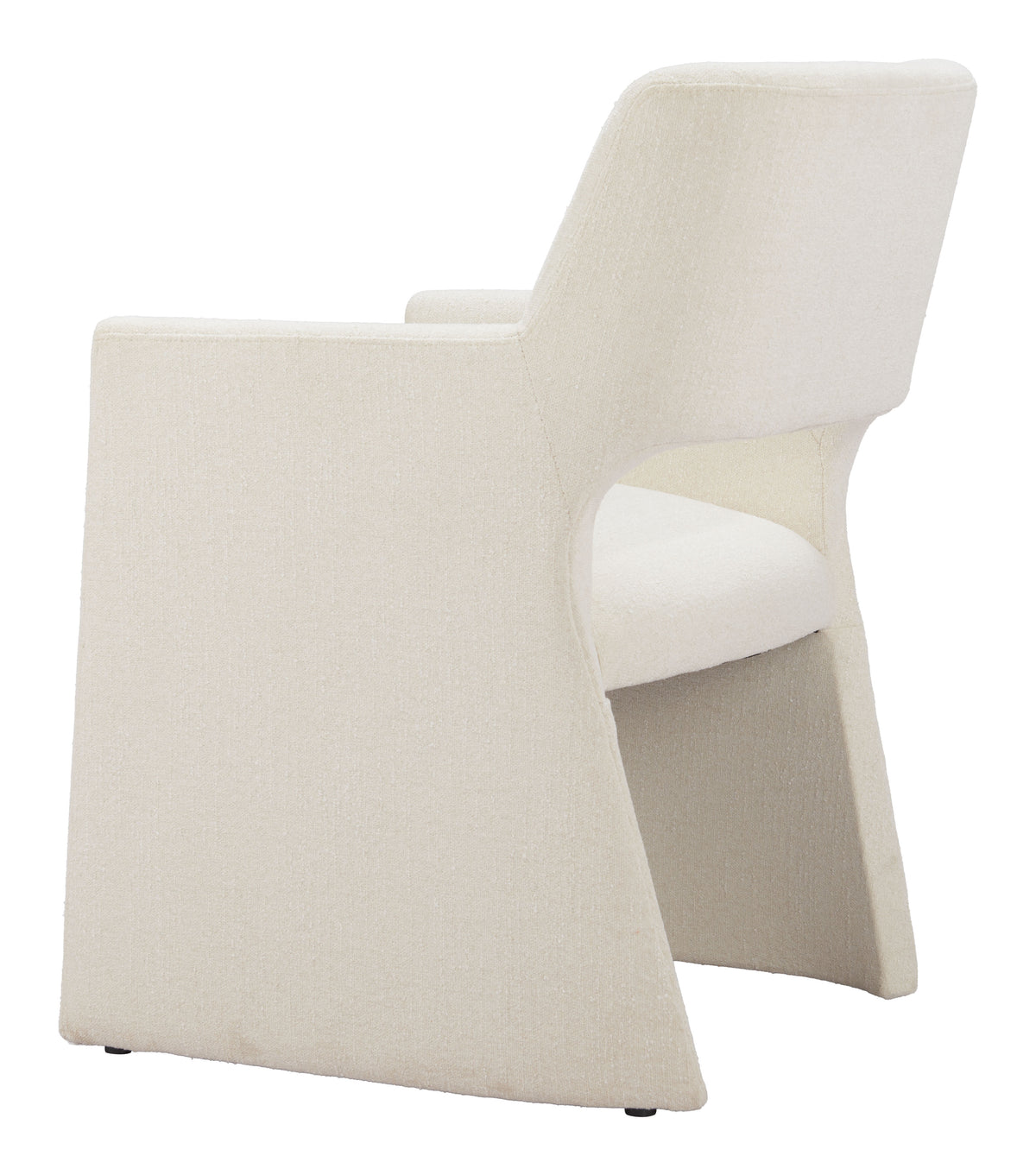 Minet Linen White Dining Chair