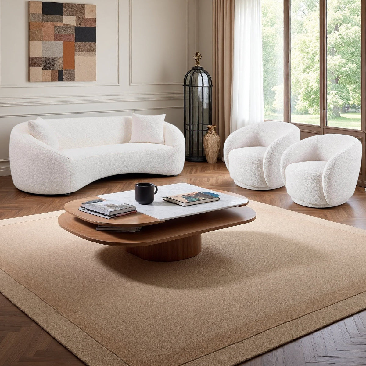 Lysander Curved Sofa