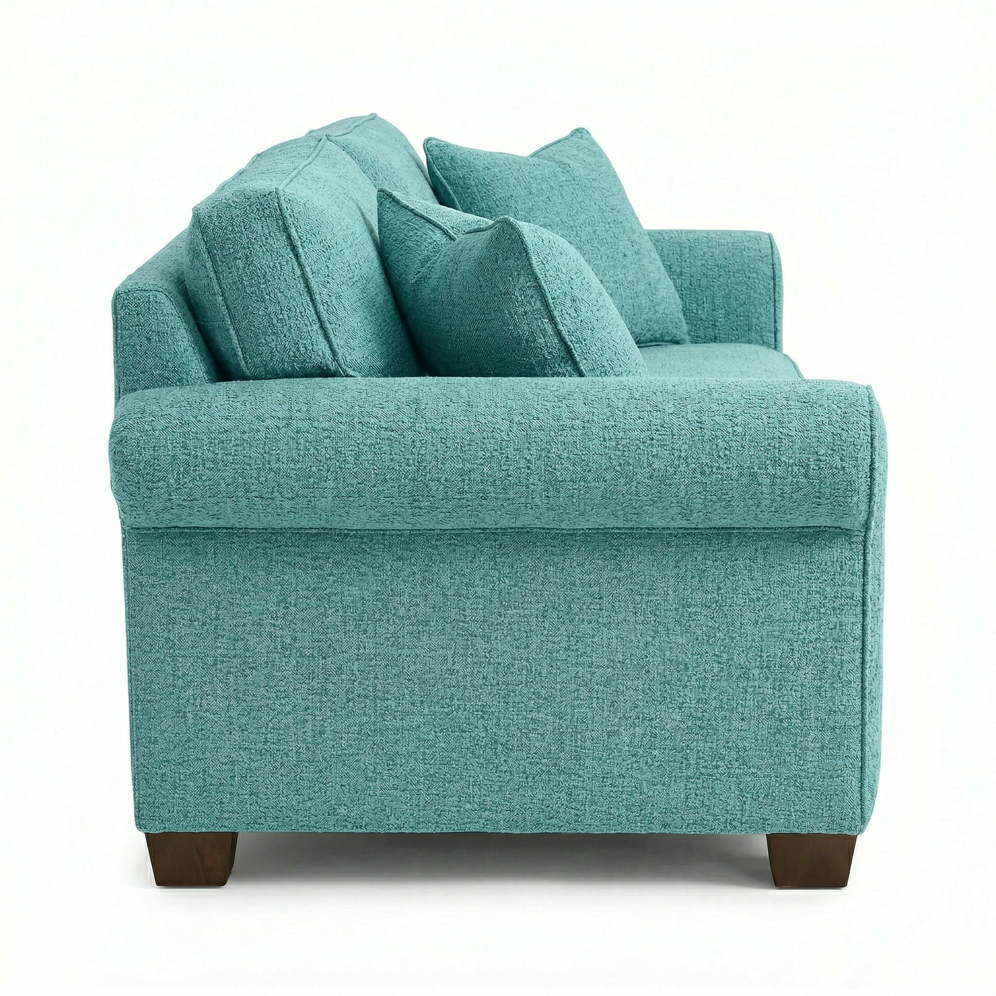 Irlanda Classic Sofa – 92" Rolled-Arm Made-in-USA Sofa - Hepburn Emerald - Fabric (9)