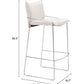Pola Barstool in White