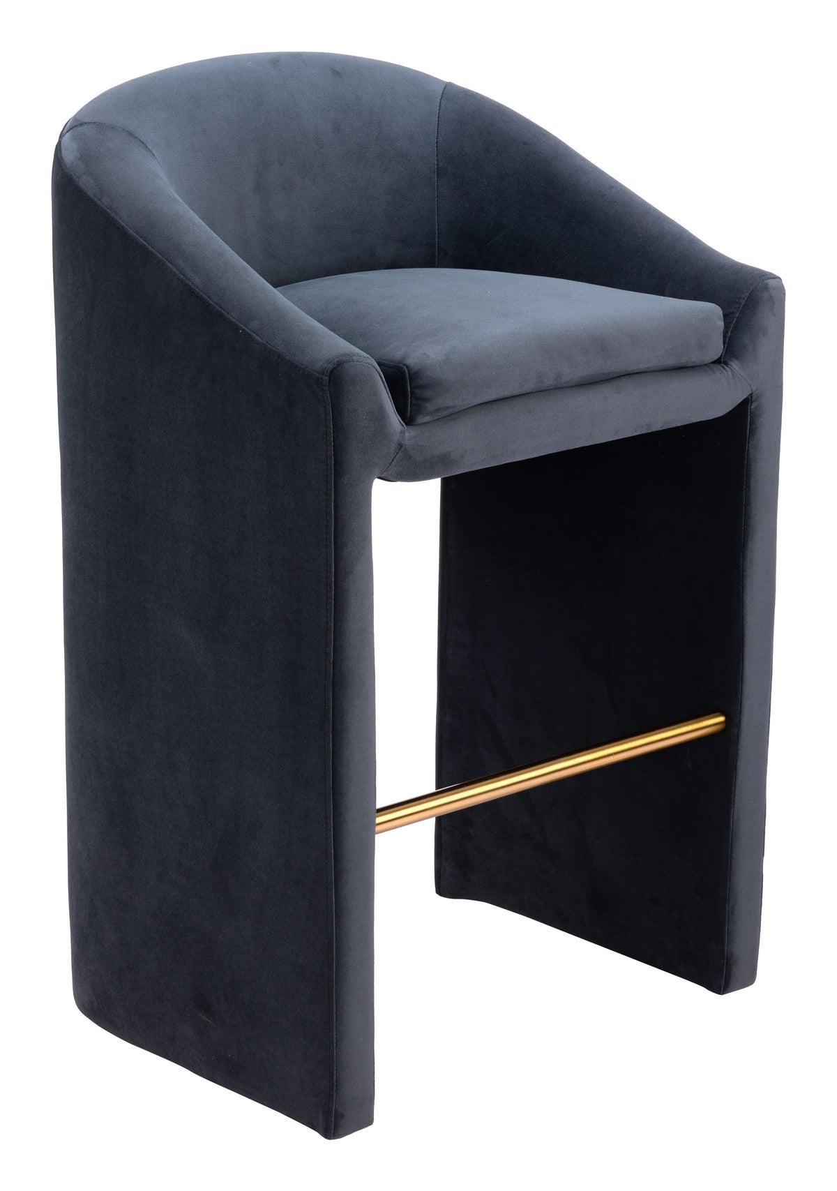 Emas Midnight Gray Barstool