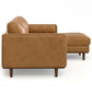Morrison MCM Genuine Leather Sectional Chaise Sofa (2 Colors)