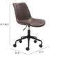 Byron Office Chair in Brown