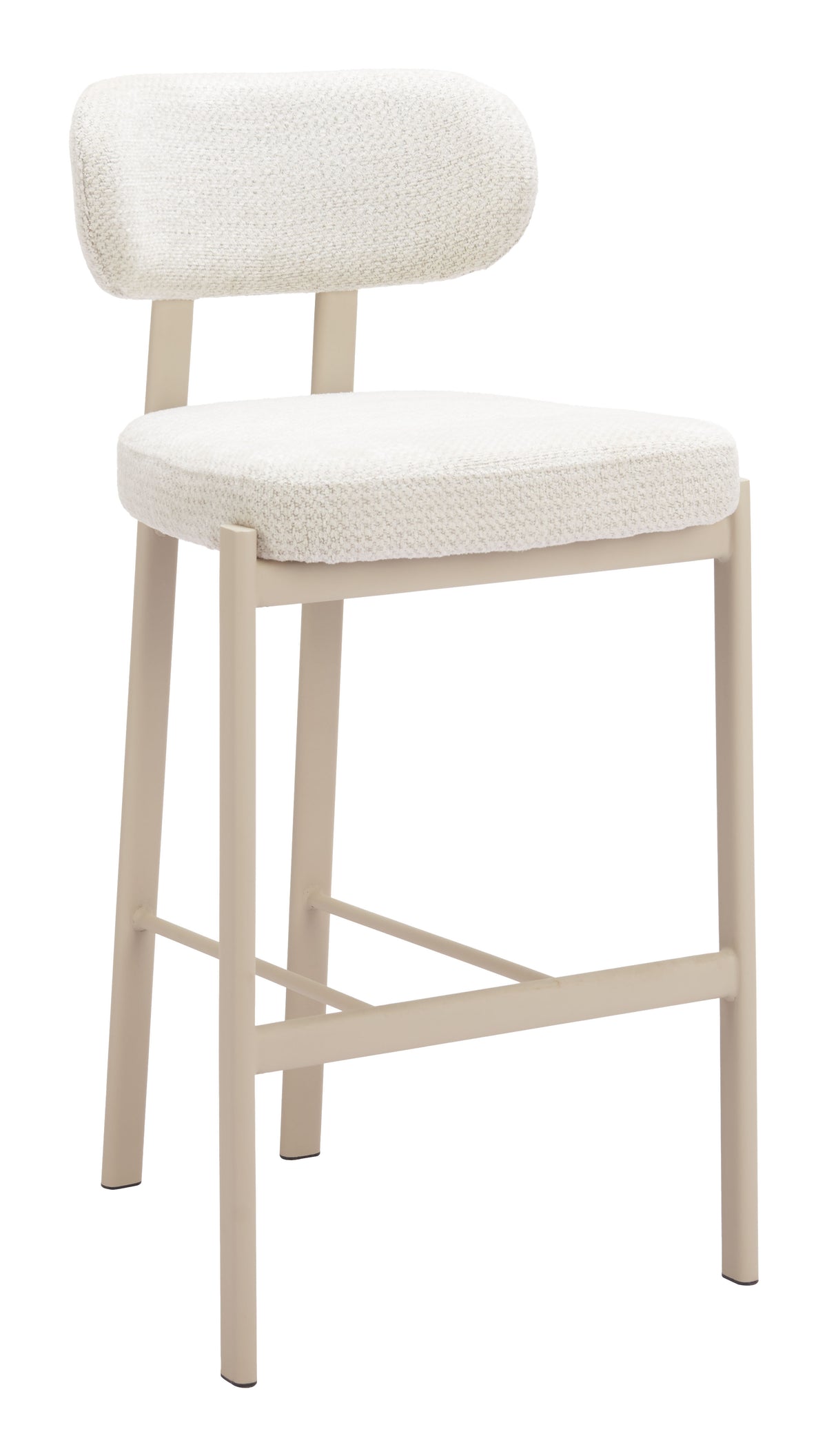 Aurea Light Gray Barstool (Set of 2)