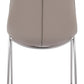 Magnus Dining Chair (Set of 2) in Brown & Silver
