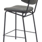Charon Counter Stool (Set of 2) in Vintage Black