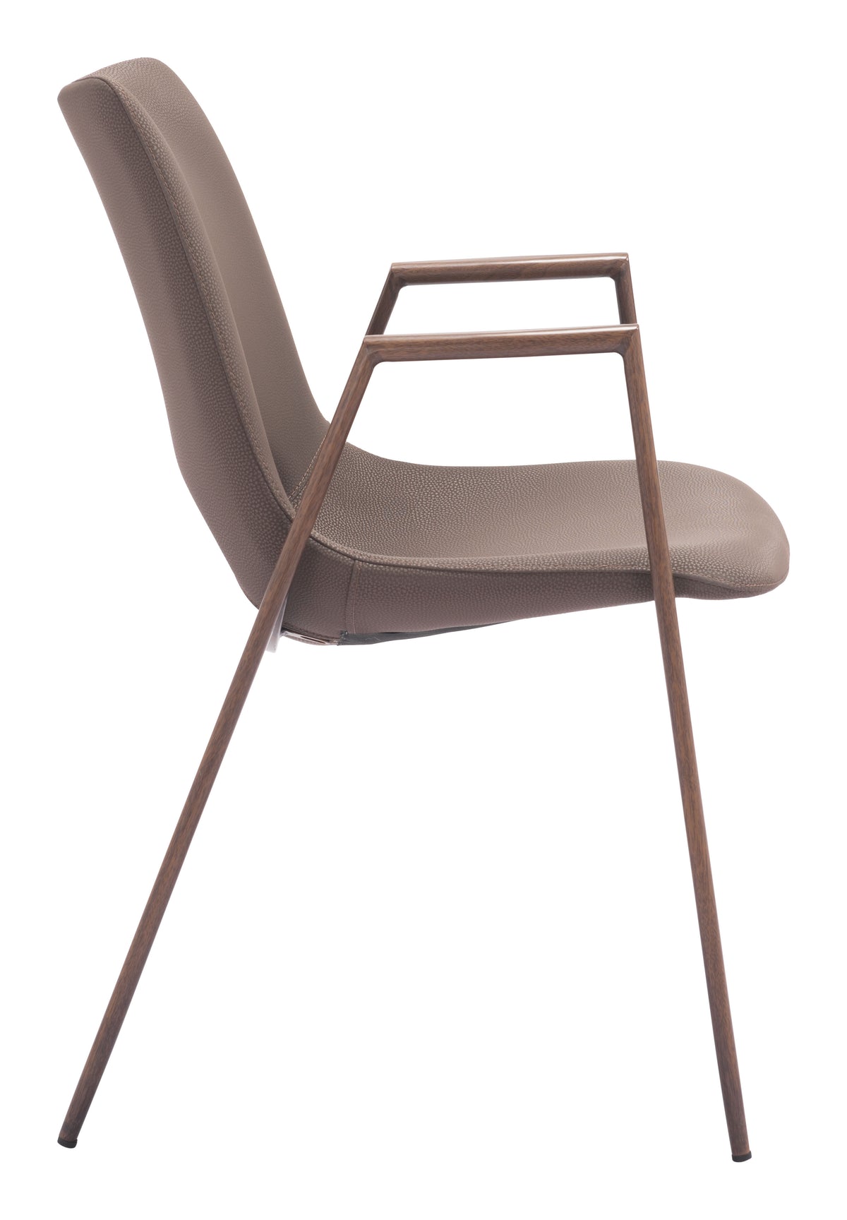 Desi Dining Chair (Set of 2) in Brown & Walnut