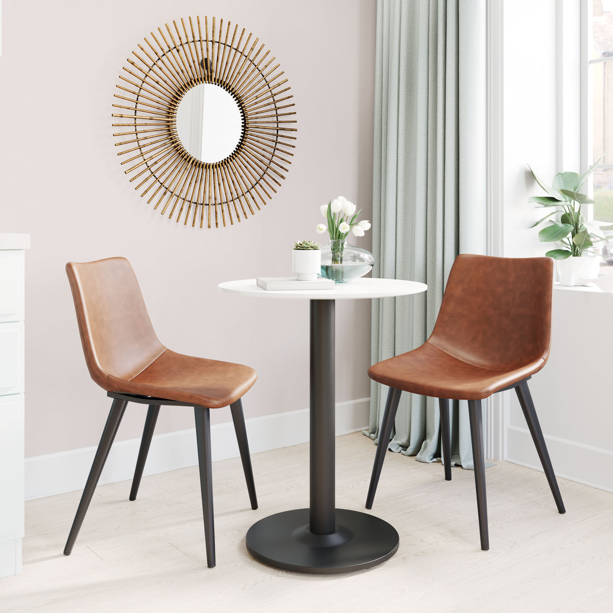 Daniel Dining Chair (Set of 2) in Vintage Brown