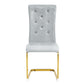 Kinsey Gray, Gold Legs, Set of 4
