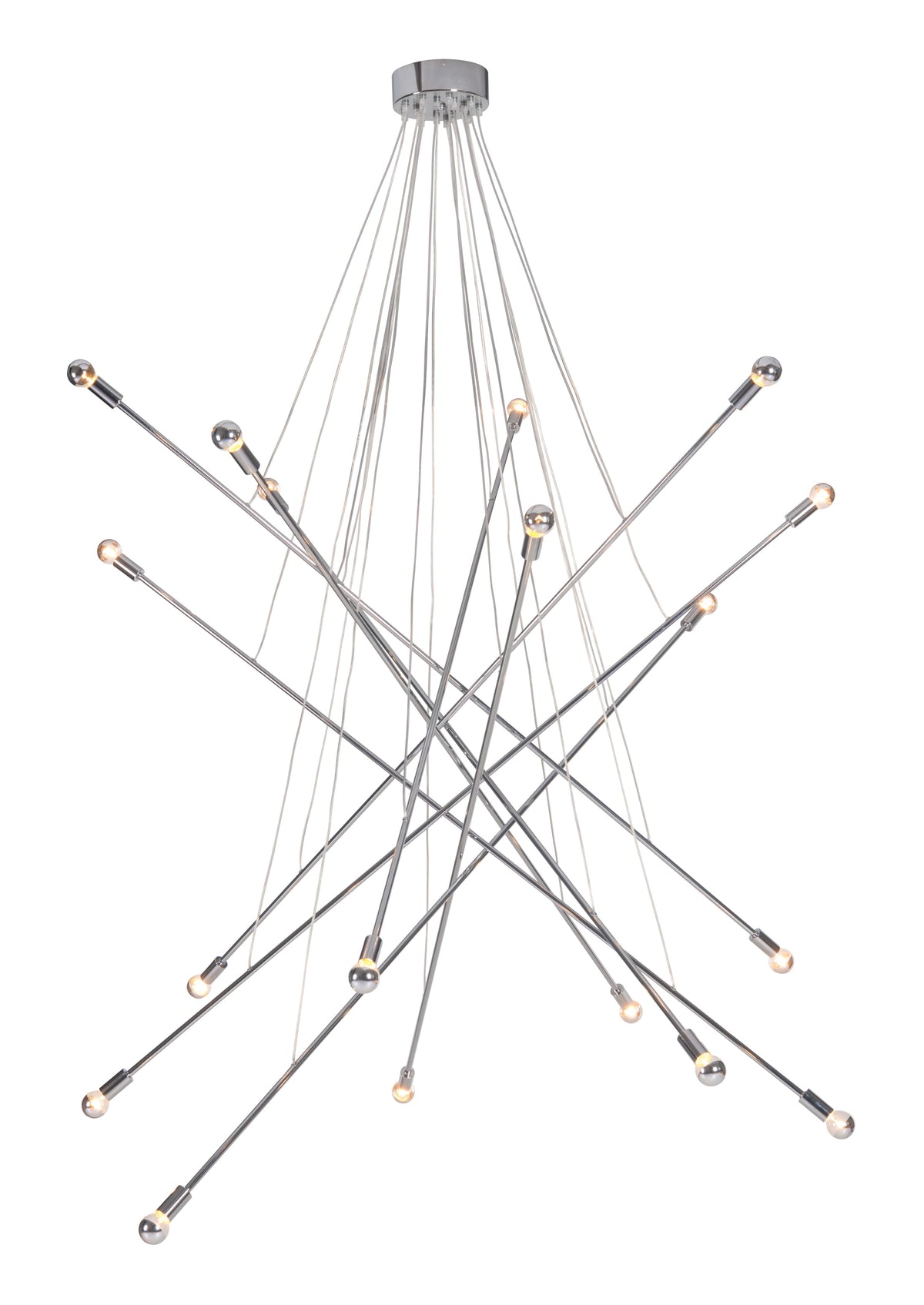Belief Chrome Ceiling Lamp