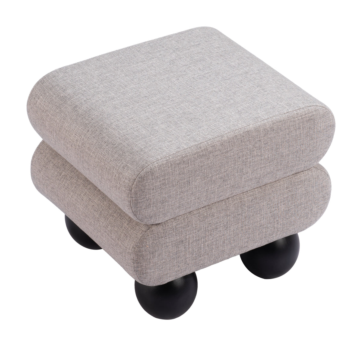 Davao Gray Ottoman
