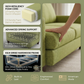 Damon American-Made Sofa – 92" Custom-Fabric Sofa - Notion Appletini - Fabric (13)